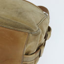 LOUIS VUITTON Shoulder Bag Suede Beige LV Auth bs30621-15