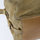 LOUIS VUITTON Shoulder Bag Suede Beige LV Auth bs30621-16