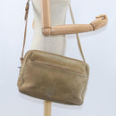 LOUIS VUITTON Shoulder Bag Suede Beige LV Auth bs30621-25