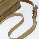 LOUIS VUITTON Shoulder Bag Suede Beige LV Auth bs30621-7