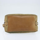 LOUIS VUITTON Shoulder Bag Suede Beige LV Auth bs30621-5