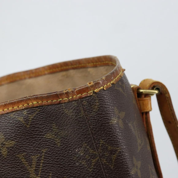 LOUIS VUITTON Monogram Bucket GM Shoulder Bag M42236 LV Auth bs30623