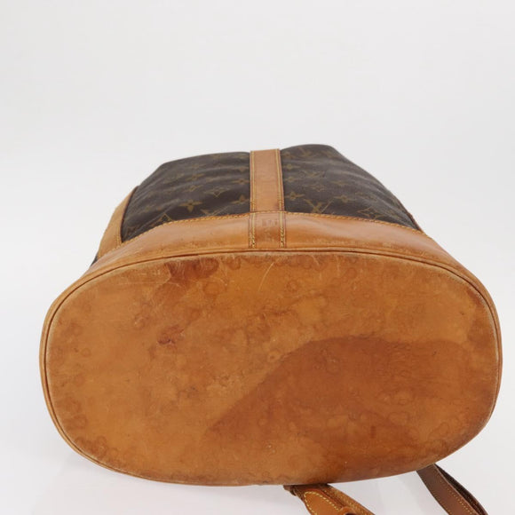 LOUIS VUITTON Monogram Randonnee GM Shoulder Bag M42244 LV Auth bs30624