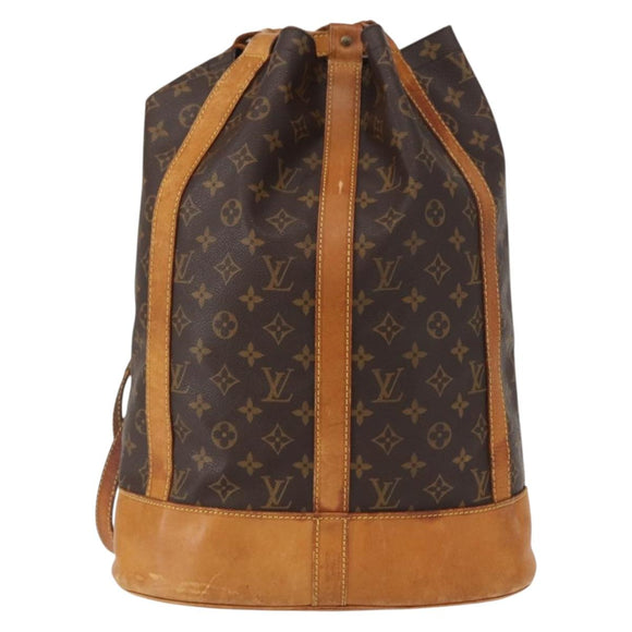 LOUIS VUITTON Monogram Randonnee GM Shoulder Bag M42244 LV Auth bs30624