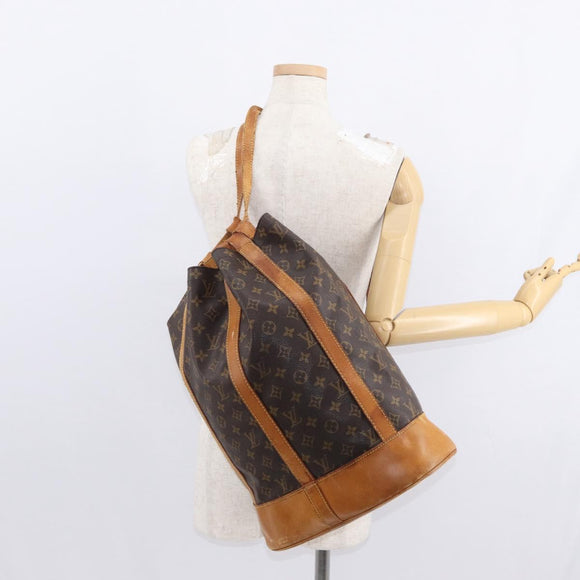 LOUIS VUITTON Monogram Randonnee GM Shoulder Bag M42244 LV Auth bs30624