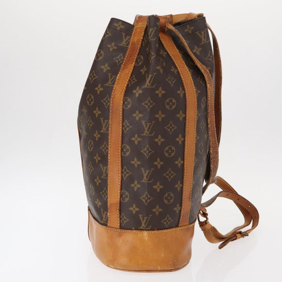 LOUIS VUITTON Monogram Randonnee GM Shoulder Bag M42244 LV Auth bs30624