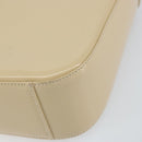 GUCCI Hand Bag Enamel Beige Silver 007 2046 0249 Auth bs30627-15
