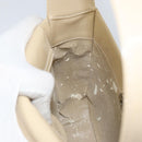 GUCCI Hand Bag Enamel Beige Silver 007 2046 0249 Auth bs30627-18