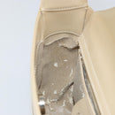 GUCCI Hand Bag Enamel Beige Silver 007 2046 0249 Auth bs30627-19