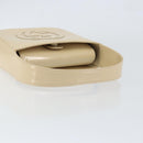 GUCCI Hand Bag Enamel Beige Silver 007 2046 0249 Auth bs30627-7