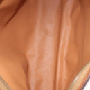 CELINE Macadam Canvas Clutch Bag PVC Leather Brown Gold Auth bs30630-15