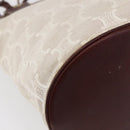 CELINE Macadam Canvas Tote Bag Beige Auth bs30631-16