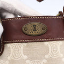CELINE Macadam Canvas Tote Bag Beige Auth bs30631-17
