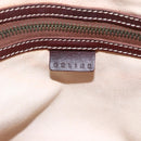 CELINE Macadam Canvas Tote Bag Beige Auth bs30631-18