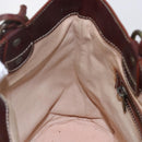 CELINE Macadam Canvas Tote Bag Beige Auth bs30631-21