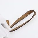 LOEWE Anagram Clutch Bag Leather Beige Auth bs30633-8