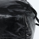 CHANEL Boston Bag Nylon Black Silver CC Auth bs30634-16