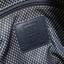 CHANEL Boston Bag Nylon Black Silver CC Auth bs30634-11