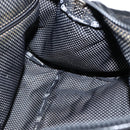 CHANEL Boston Bag Nylon Black Silver CC Auth bs30634-17