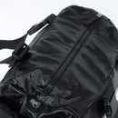 CHANEL Boston Bag Nylon Black Silver CC Auth bs30634-6