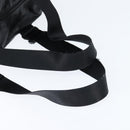 CHANEL Boston Bag Nylon Black Silver CC Auth bs30634-7