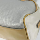 PRADA Tote Bag Nylon Silver Auth bs30636-16