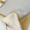 PRADA Tote Bag Nylon Silver Auth bs30636-17