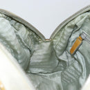 PRADA Tote Bag Nylon Silver Auth bs30636-20