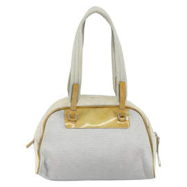 PRADA Tote Bag Nylon Silver Auth bs30636 - 0