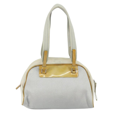 PRADA Tote Bag Nylon Silver Auth bs30636 - 0