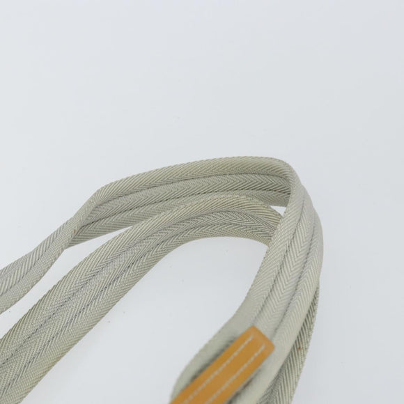 PRADA Tote Bag Nylon Silver Auth bs30636