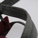 PRADA Sports Boston Bag Nylon 2way Bordeaux Silver Auth bs30637-15