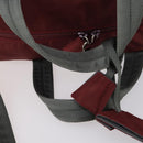 PRADA Sports Boston Bag Nylon 2way Bordeaux Silver Auth bs30637-8