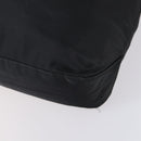 PRADA Boston Bag Nylon Black Silver Auth bs30638-9