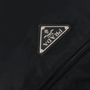 PRADA Boston Bag Nylon Black Silver Auth bs30638-17