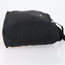 PRADA Boston Bag Nylon Black Silver Auth bs30638-3