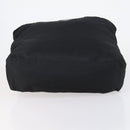 PRADA Boston Bag Nylon Black Silver Auth bs30638-5