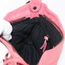 BALENCIAGA Hip Shoulder Bag Leather Pink 242803 Auth bs30644-19