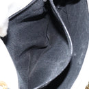 BALLY Chain Shoulder Bag Leather White Gold Auth bs30645-20