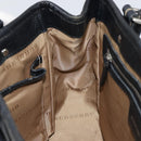 BURBERRY Nova Check Hand Bag Canvas Beige Silver Auth bs30646-19