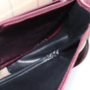 Burberrys Nova Check Shoulder Bag Canvas Leather Beige Gold Auth bs30648-19