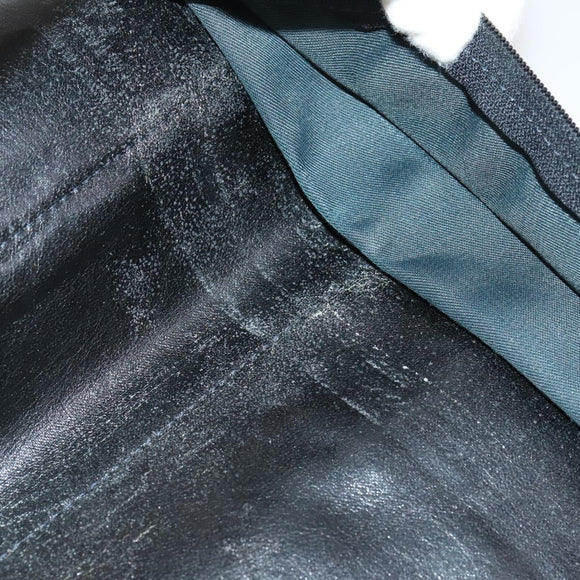 Burberrys Nova Check Garment Cover Canvas Leather Beige Gold Auth bs30652