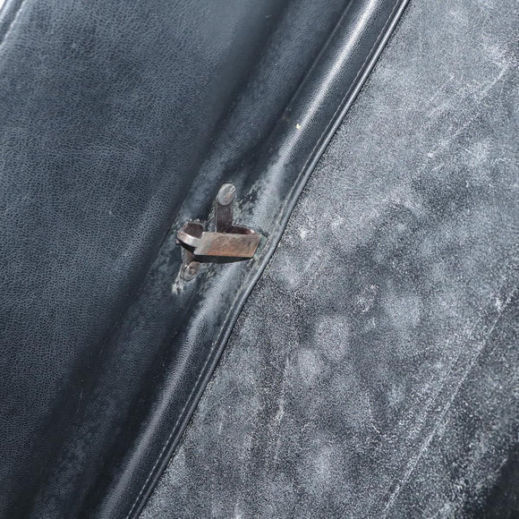 Burberrys Nova Check Garment Cover Canvas Leather Beige Gold Auth bs30652