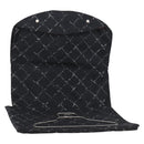 CHANEL Travel line Garment Cover Nylon Black CC Auth bs30653-1