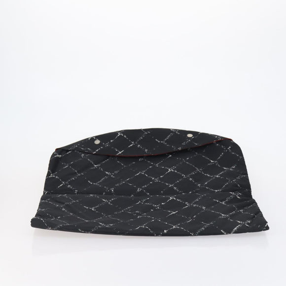 CHANEL Travel line Garment Cover Nylon Black CC Auth bs30653