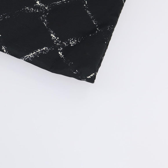 CHANEL Travel line Garment Cover Nylon Black CC Auth bs30653