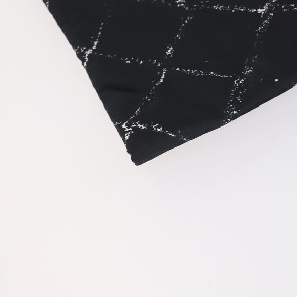 CHANEL Travel line Garment Cover Nylon Black CC Auth bs30653