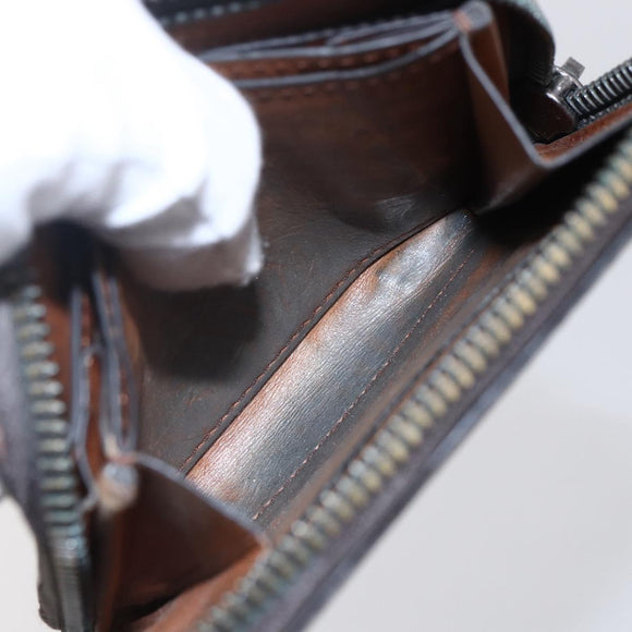 Berluti Wallet Leather Brown Auth bs30656