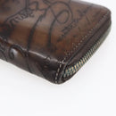 Berluti Wallet Leather Brown Auth bs30656-7