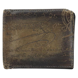 Berluti Wallet Leather Brown Auth bs30657 - 0